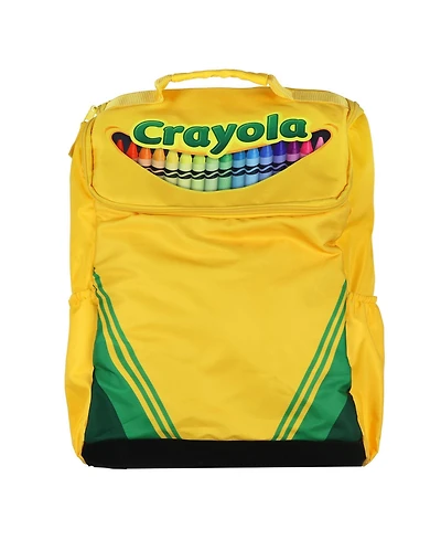 Crayola Crayon Backpack Box Design 16 Inch Book Bag With Adjustable Straps