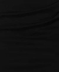 Xscape Petite Asymmetric Front Slit Evening Gown