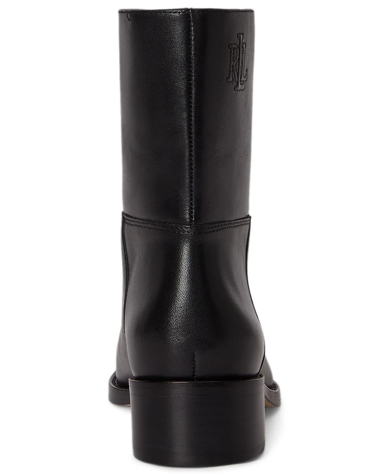 Lauren Ralph Women's Kyle Round Toe Booties