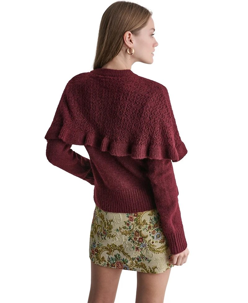 Bcbg Women's Caped Pointelle Cardigan
