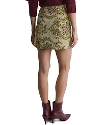 Bcbg Women's Tapestry Floral A-Line Mini Skirt
