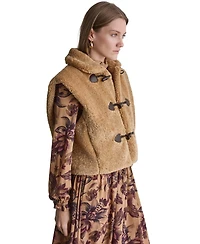 Bcbg Women's Faux Fur Toggle Vest