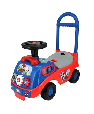 Kiddieland My First Activity Ride-On: Racer Spidey Interactive Dashboard with Lights and Sounds Ride-On, Ages 12-24 Months
