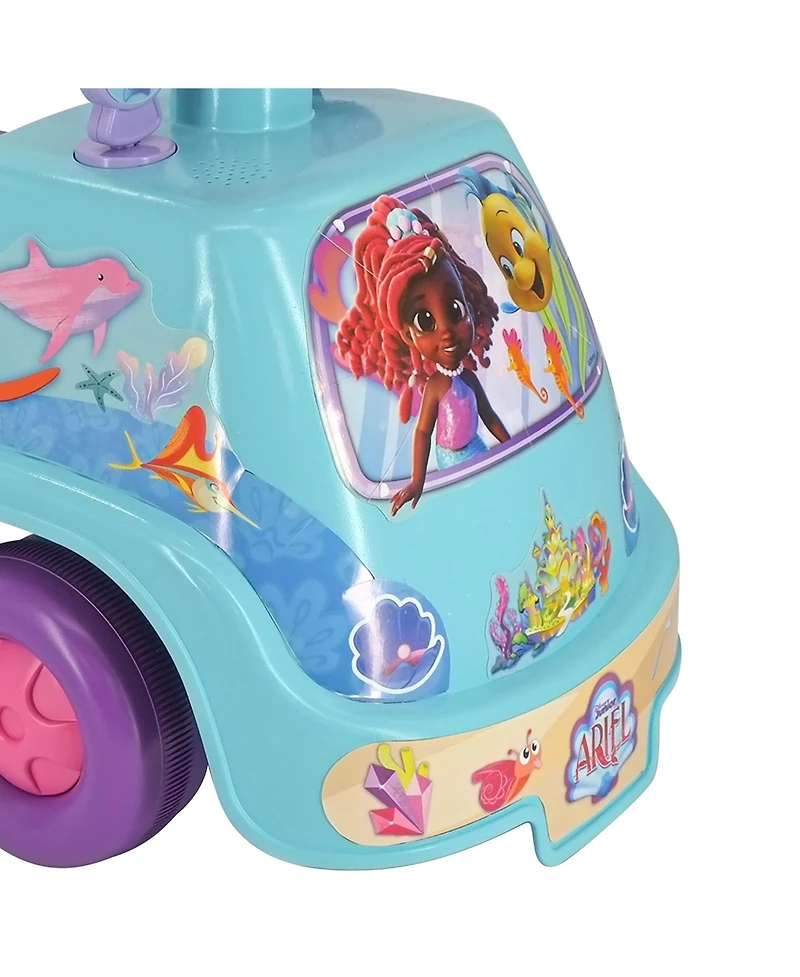 Kiddieland Ariel Sea Ride-On with Interactive Lights and Sounds, Ages 1+
