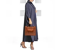 Pre-Owned Fendi Sunshine Large Leather Shopper Tote