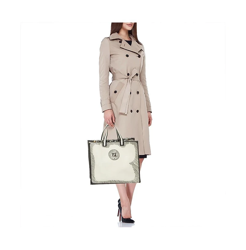 Pre-Owned Fendi Coated Canvas Tote Bag