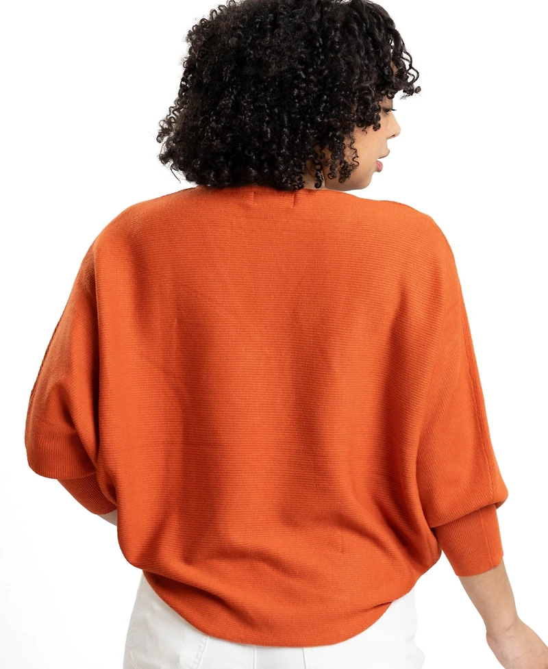 Caldwell Collection Women's Jennifer V-Neck Dolman Sleeve Sweater