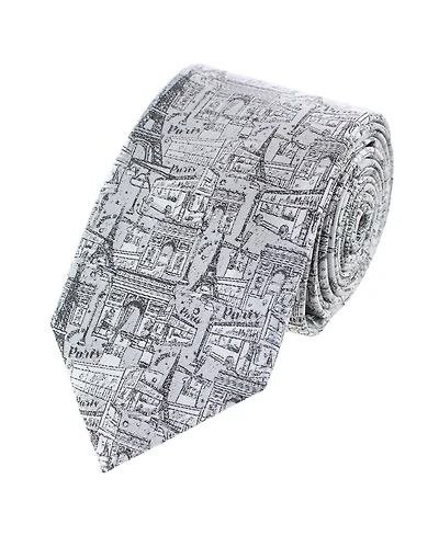 Trafalgar Men's Parisian Nights Silk Novelty Tie