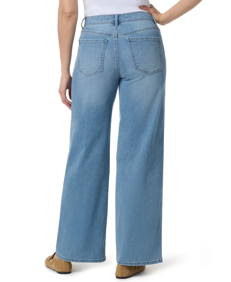 Gloria Vanderbilt Women's Amanda High-Rise Wide-Leg Jeans