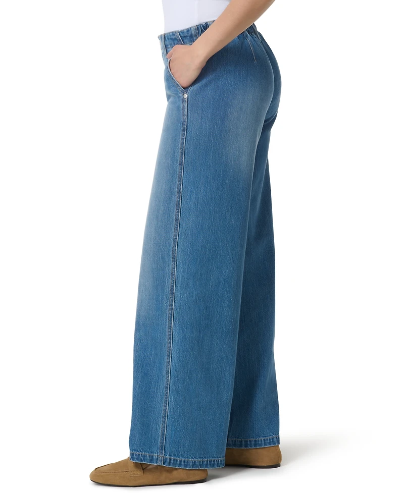 Gloria Vanderbilt Women's High-Rise Wide-Leg Jeans