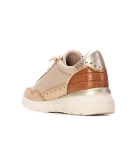 Xti Women's Leather Casual Slip On Carmela Collection Sneakers