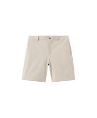 Mango Men's Slim-Fit Micro-Check Bermuda Shorts, 8.54" Inseam