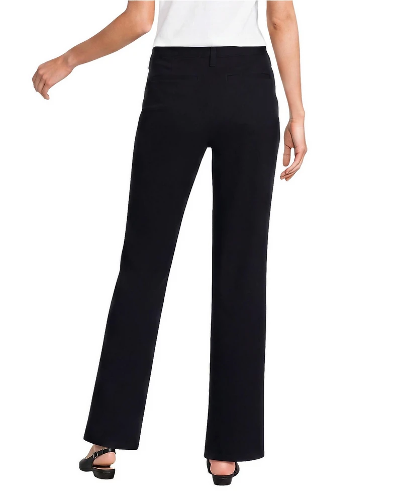 Lands' End Women's Knockabout Chino High Rise Straight Leg Pants