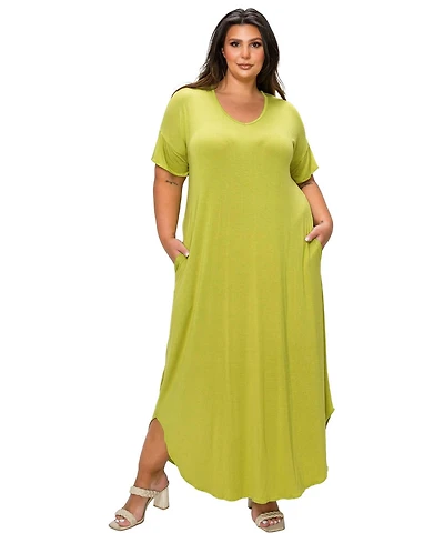 L I V D Plus Scarlett Maxi Pocket Dress