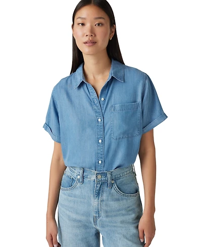Levi's Women's Oakley Short-Sleeve Button Down Shirt