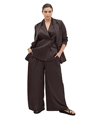 City Chic Women's Rylie Satin Palazzo Pant