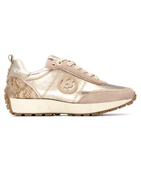 Xti Women's Leather Lace-Up Sneakers Carmela Collection