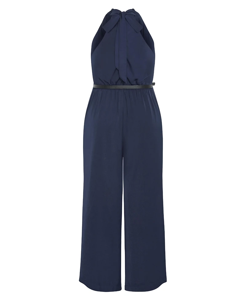 City Chic Women's Clara Halter Wide Leg Jumpsuit