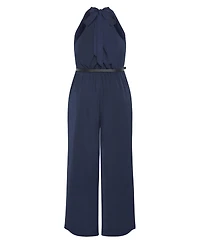 City Chic Women's Clara Halter Wide Leg Jumpsuit
