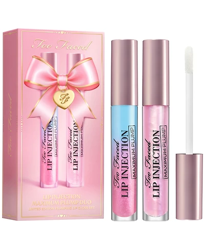 Too Faced 2-Piece Lip Injection Maximum Plump Lip Gloss Duo Set