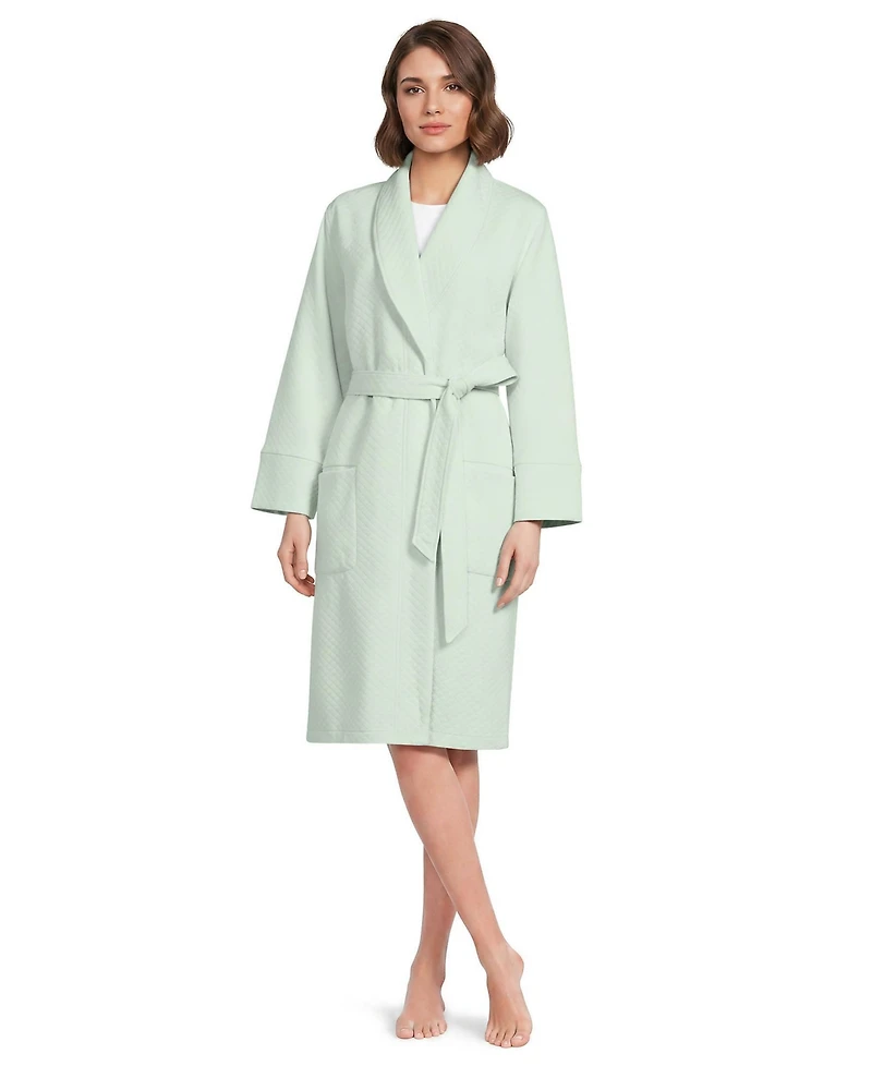 Lands' End Women's Quilted Knee Length Robe