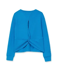 Lands' End Girls Long Sleeve Twist Back Active Top