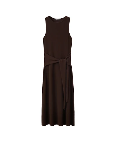 Mango Women's Bow Detail Knitted Dress