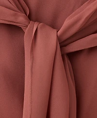 Mango Women's Tie Detail Draped Dress