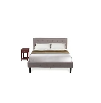 East West Furniture NL14F-1DE13 2 Piece Full Bed Set