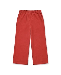 Florence Eiseman Girls' 4-16 Velvet Wide-Leg Pull-On Pants