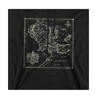 Lord Of The Rings Men's Map Me Graphic Classic-Fit Pull-Over Hoodie