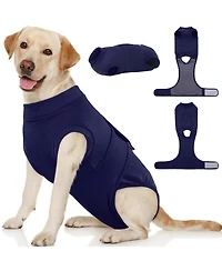 Cotton-Blend Post-Surgery Recovery Bodysuit Onesie for Dogs