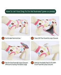Post-Surgery Recovery Bodysuit Onesie for Dogs, E-Collar Alternative for Wound and Incision Protection
