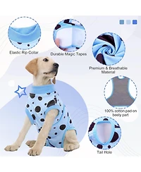 Soft Stretch Recovery Suit for Dogs, Post-Op and Surgical Protective Bodysuit, E-Collar Alternative