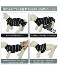 Soft Breathable Post-Surgery Recovery Onesie Suit for Dogs