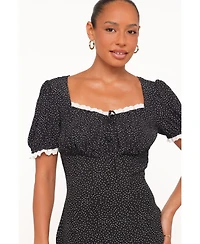 Petal and Pup Women's Francine Lace A-Line Sweetheart-Neck Midi Dress