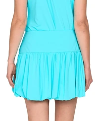 G Lifestyle Clothing Women's Bubble Mini Skort
