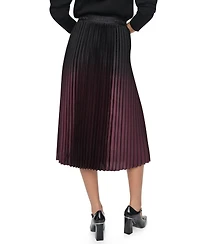 Dkny Women's High-Waisted Pleated Midi Skirt