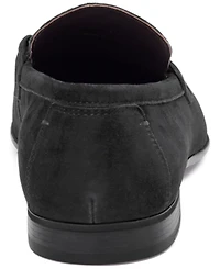 Johnston & Murphy Men's Elston Bit Suede Almond Toe Loafers