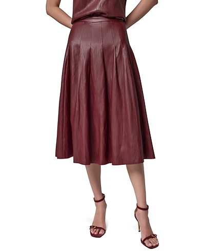 Donna Karan New York Women's Pleated A-Line High-Waisted Skirt