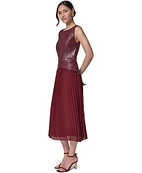 Donna Karan New York Women's A-Line Sleeveless Midi Dress