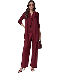 Donna Karan New York Women's Wrap Long-Sleeve Tie-Front Cardigan
