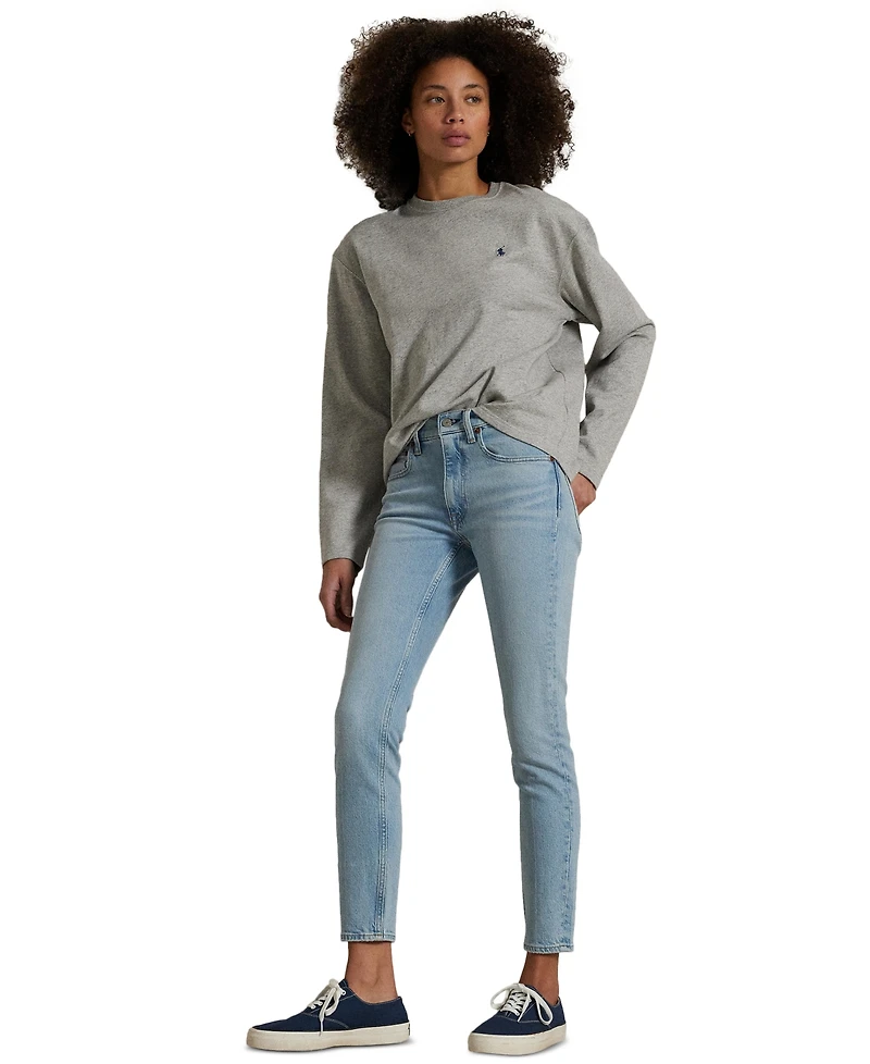 Polo Ralph Lauren Women's Mid-Rise Super-Slim Jeans