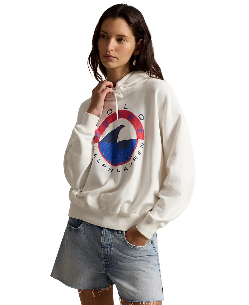 Polo Ralph Lauren Women's Drawstring Hood Long-Sleeve Sweatshirt