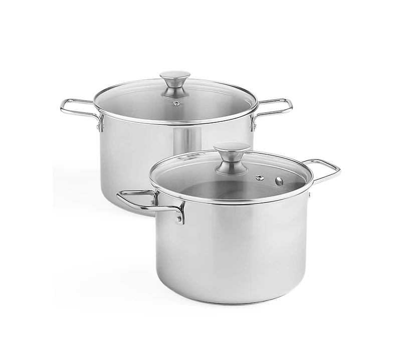 Arch Studio Stainless-Steel 2-Piece Stockpot Set, Macy's Exclusive