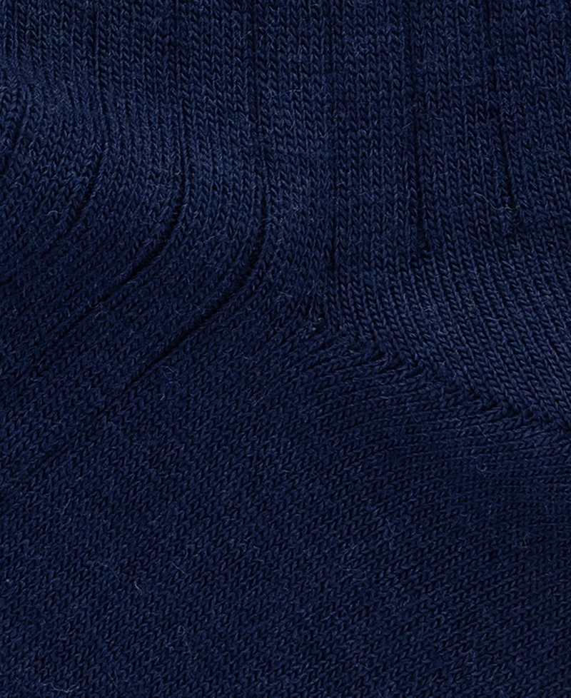 Polo Ralph Lauren Men's Merino Wool-Blend Ribbed Crew Socks, 4-Pack