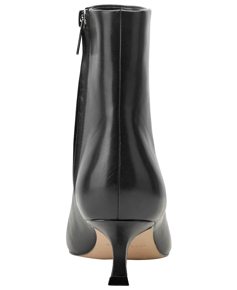 Marc Fisher Ltd Women's Kole Snip Toe Kitten Heel Dress Booties