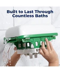 Sperric Toddler Boat Bath Toy Set for Toddlers, Carry Ship & 4 Mini Cars