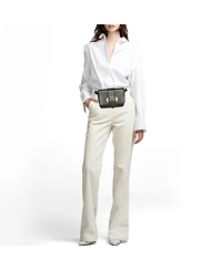 Pre-Owned Prada Cahier Leather Chain Shoulder Bag