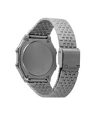 Casio Men's Japanese Quartz Silver-Tone Stainless Steel Watch 37.9mm